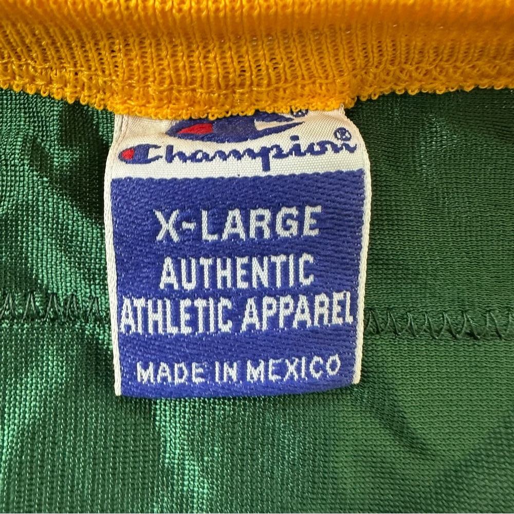Vintage Brett Favre Green Bay Packers NFL Football Champion Jersey Mens Size 48 - Picture 3 of 10